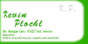 kevin plochl business card